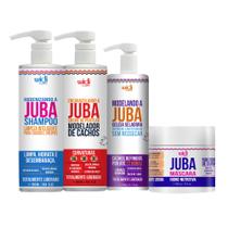 Kit Widi Care Juba Encaracolando Shampoo, Geléia, Máscara Kit Widi Care Juba Encaracolando Shampoo, Geléia, Máscara