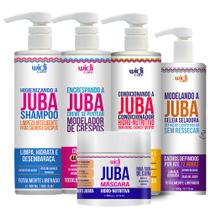 Kit Widi Care Juba Máscara, Shampoo, Condicionador, Encrespando, Geleia