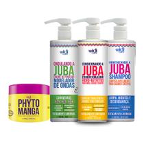 Kit Widi Care Juba Ondulando, Shampoo, Condicionador e Máscara Phyto Manga