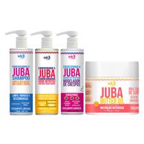 Kit Widi Care Juba Shampoo Cond Creme Encrespando Butter Oil