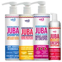 Kit Widi Care Juba Shampoo Condicionador Encrespando E Mousse Crespo Tratamento Cabelo Vegano Kit Widi Care Juba Shampoo Condicionador Encrespando E Mousse Crespo Tratamento Cabelo Vegano