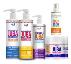 Kit Widi Care Juba Shampoo, Condicionador, Geleia, Máscara e Blend De Óleos