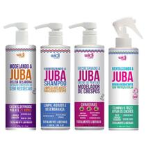 Kit Widi Care Juba Shampoo+ Creme Encrespando+ Bruma+ Geleia
