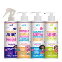 Kit Widi Care Jubinha Infantil Shampoo, Condicionador, Creme de Pentear Levinho, Spray Desembaraçante Kit Widi Care Jubinha Infantil Shampoo, Condicionador, Creme de Pentear Levinho, Spray Desembaraçante