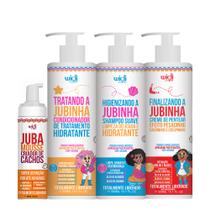 Kit Widi Care Jubinha Shampoo Condicionador Creme Mousse Juba Kit Widi Care Jubinha Shampoo Condicionador Creme Mousse Juba