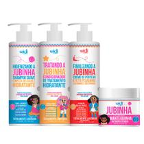 Kit Widi Care Jubinha Shampoo, Condicionador, Creme Pesadinho e Manteiguinha