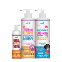 Kit Widi Care Jubinha Shampoo Condicionador + Mousse Juba