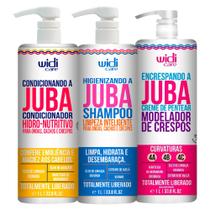 Kit Widi Care Linha Juba 1L Encrespando, Cond e Shampoo