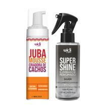 Kit Widi Care Mousse Criador de Cachos 200ml + Super Shine Silver Iluminador Perfumado 120ml