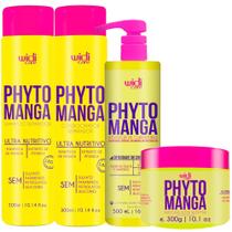 Kit Widi Care Phytomanga Shampoo + Condicionador + Máscara + Ativador De Cachos Efeito Pesado Kit Widi Care Phytomanga Shampoo + Condicionador + Máscara + Ativador De Cachos Efeito Pesado