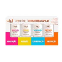 Kit Widi Care Power Shot Cronograma Capilar 4 Ampolas 15ml