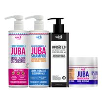 Kit Widi Care Shampoo, Máscara Juba, Encrespando e Acidificante