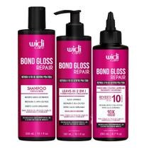 Kit Widi Care Shampoo + Máscara + Leave-In Bond Gloss Repair Kit Widi Care Shampoo + Máscara + Leave-In Bond Gloss Repair