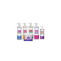 Kit Widi Juba Condicionador, Shampoo, Máscara, Co Wash, Encrespando, Geleia 300g Kit Widi Juba Condicionador, Shampoo, Máscara, Co Wash, Encrespando, Geleia 300g