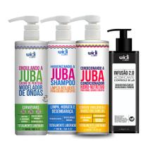 Kit Widi Juba Ondulando, Condicionador, Shampoo e Acidificante Infusão 2.0 300ml - Widi Care