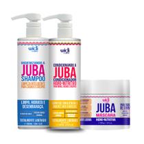 Kit Widi Juba Shampoo 500ml, Condicionador 500ml e Máscara 500g