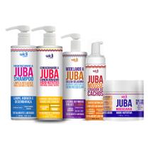 Kit Widi Juba Shampoo 500ml, Condicionador 500ml, Geleia 300g, Máscara 500g, Mousse 180g