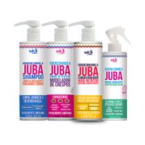 Kit Widi Juba Shampoo, Condicionador, Encrespando e Bruma