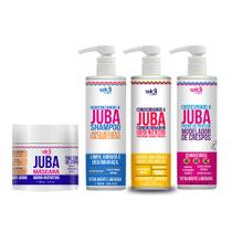 Kit Widi Juba Shampoo, Condicionador, Encrespando, Máscara 500g
