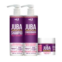 Kit Widi Juba Transição Capilar Shampoo Condicionador Máscara