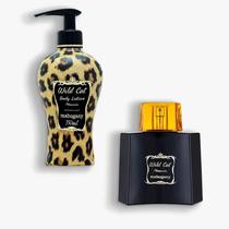 Kit Wild Cat Mahogany Perfume 100ml + Hidratante 350ml