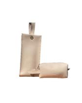 Kit wine bag com Necessaire Bege