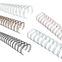 Kit Wire-o para Encadernação 2X1 A4 3/4 Colorido Marpax 20un Kit Wire-o para Encadernação 2X1 A4 3/4 Colorido Marpax 20un