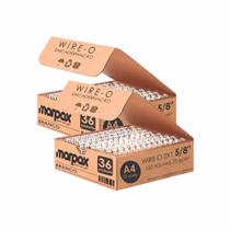 Kit Wire-o para Encadernação 2x1 A4 Branco 5/8 para 120fls 72un Kit Wire-o para Encadernação 2x1 A4 Branco 5/8 para 120fls 72un