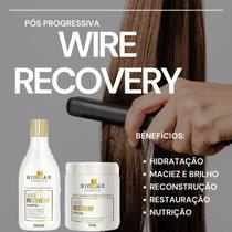 Kit Wire Recovery Biomax Tratamento Pos Escova Detok Diario