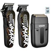 Kit Wmark Corte E Acabamento 8631 + Shaver 984A Preto