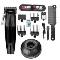 Kit Wmark Ng 222 Com Base Maquina De Corta Cabelo