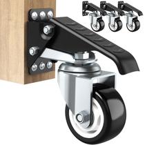 Kit Workbench Caster SOLEJAZZ, capacidade de 400 kg com rodas de uretano Kit Workbench Caster SOLEJAZZ, capacidade de 400 kg com rodas de uretano