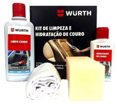 Kit Wurth Limpeza E Hidratação De Couro Limpa E Hidrata couro e sintéticos