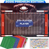 Kit WUSUTE XL 2025-2026 do Fantasy Football Draft Board Kit WUSUTE XL 2025-2026 do Fantasy Football Draft Board