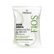 Kit x 3 Unidades Triakle Dose Unica Hidratação e Brilho 40G