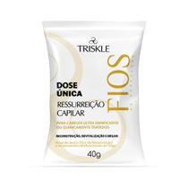 Kit x 3 Unidades Triskle Dose Unica Ressurreição Capilar 40G