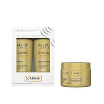 Kit X Repair Felps Shampoo + Condicionador 250ml + Masc 300g