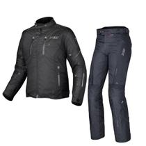 Kit X11 Feminino Jaqueta Iron3 preta Calça Versa Preta Moto