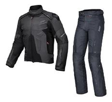 Kit X11 Jaqueta Evo 4 + Calça Versa Impermeavel Moto