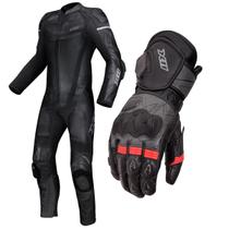 Kit X11 Macacão Apex 1 Peça Preto Luva Racer 2 Preto Kit X11 Macacão Apex 1 Peça Preto Luva Racer 2 Preto