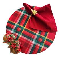 Kit Xadrez Natal 6 Lugares Capa Suplat Base Guard. Anel PG