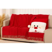 Kit xale +almofada de natal papai noel Kit xale +almofada de natal papai noel
