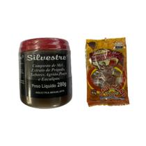 Kit Xarope Natural Silvestre Pneumoflux + Bala de Gengibre