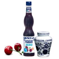 Kit Xarope Soda Italiana Amarena Zero 560ml e Cereja Silvestre em Calda 600g Opaline Original Fabbri