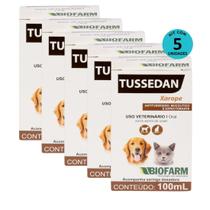 Kit Xarope Tussedan Biofarm 100ml Com 5 unidades