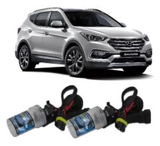 Kit Xenon H27 12v 8000k Hyundai Santa Fé 2006 Até 2013 Kit Xenon H27 12v 8000k Hyundai Santa Fé 2006 Até 2013