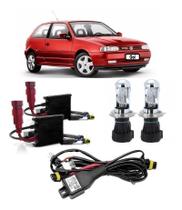 Kit Xenon H4 Farol Alto E Baixo Bixenon 8000k - Gol G2