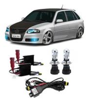 Kit Xenon H4 Farol Alto E Baixo Bixenon 8000k - Gol G4