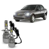 Kit Xenon Led Farol Baixo Chevrolet Classic 2010 a 2016 H4 6000k