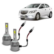 Kit Xenon Led Farol de Milha Onix 2012-2018 H27 6000k